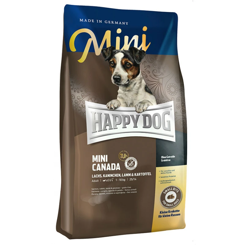 HAPPY DOG CANADA MINI GRAIN FREE 4Kg ΞΗΡΑ ΤΡΟΦΗ ΣΚΥΛΟΥ