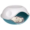 Σπίτι Κρεβάτι Γάτας Duck με Μαξιλάρι της Georplast  57x48x32cm Μπλε Σπίτι Κρεβάτι Γάτας Duck με Μαξιλάρι της Georplast  57x48x32cm Μπλε
