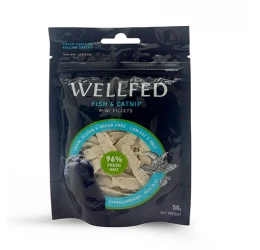 Φιλετάκια της Pet Interest Wellfed Ψάρι και Catnip 50gr Φιλετάκια της Pet Interest Wellfed Ψάρι και Catnip 50gr
