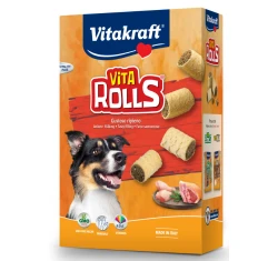 Vita Rolls - Τραγανά γεμιστά μπισκότα 400gr Vita Rolls - Τραγανά γεμιστά μπισκότα 400gr