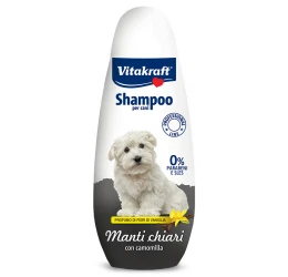 Vitakraft Σαμπουάν για Ανοιχτόχρωμα 250ml με βανίλια Vitakraft Σαμπουάν για Ανοιχτόχρωμα 250ml με βανίλια