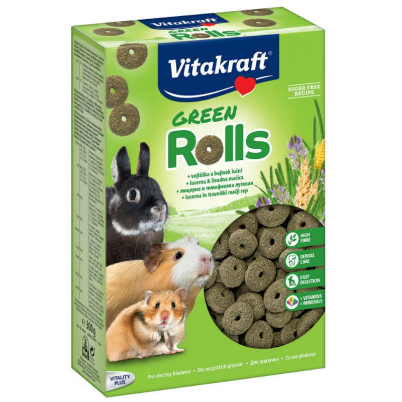 Vitakraft Nibble Rings 300gr λιχουδιές για τρωκτικά ΜΙΚΡΑ ΖΩΑ - ΚΟΥΝΕΛΙΑ