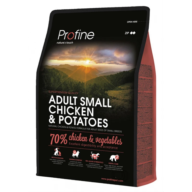 PROFINE ADULT SMALL CHICKEN & POTATOES 2Kg ΞΗΡΑ ΤΡΟΦΗ ΣΚΥΛΟΥ PROFINE ADULT SMALL CHICKEN & POTATOES 2Kg ΞΗΡΑ ΤΡΟΦΗ ΣΚΥΛΟΥ
