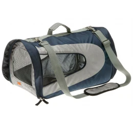 Τσάντα Μεταφοράς Σκύλου & Γάτας Beauty Της Ferplast Μπλε Σκούρο - Γκρι Medium (52x30xh30cm)