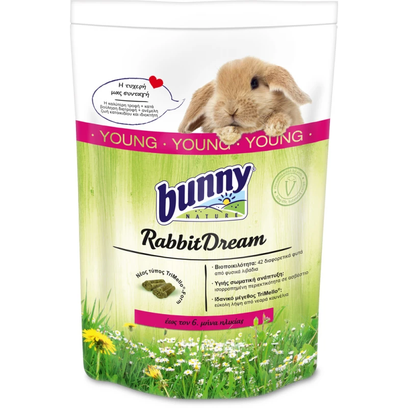 Bunny Nature Rabbit Dream Young 1.5kg ΤΡΟΦΕΣ ΚΟΥΝΕΛΙΩΝ