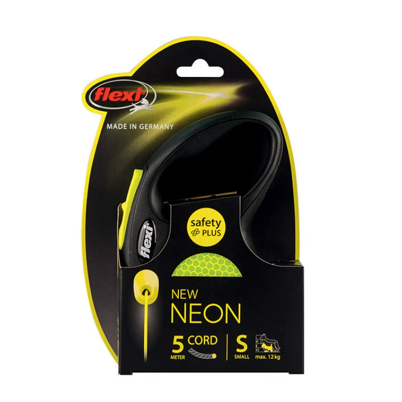 FLEXI NEON SMALL ΚΟΡΔΟΝΙ 5M ΜΕΧΡΙ 12KG ΠΕΡΙΛΑΙΜΙΑ - ΟΔΗΓΟΙ - ΣΑΜΑΡΑΚΙΑ