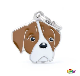 Ταυτότητα Σκύλου My Family Boxer Brown And White
