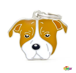 Ταυτότητα Σκύλου My Family Red&White Amstaff Ταυτότητα Σκύλου My Family Red&White Amstaff