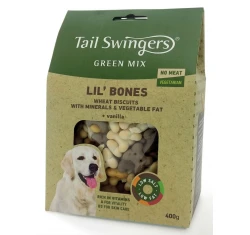 Μπισκότα Σκύλου Tailswingers Green Mix Lil' Bones 400gr
