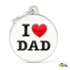 ΤΑΥΤΟΤΗΤΑ ΣΚΥΛΟΥ MY FAMILY CHARMS I LOVE DAD ΤΑΥΤΟΤΗΤΕΣ