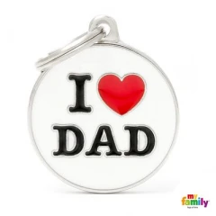 Ταυτότητα Σκύλου My Family Charms I Love Dad Ταυτότητα Σκύλου My Family Charms I Love Dad