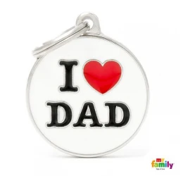 Ταυτότητα Σκύλου My Family Charms I Love Dad Ταυτότητα Σκύλου My Family Charms I Love Dad