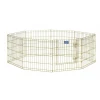 Συρμάτινο Πάρκο Εκπαίδευσης Σκύλου Midwest 8 Πάνελς Των 61cm X 61cm Χρυσό Συρμάτινο Πάρκο Εκπαίδευσης Σκύλου Midwest 8 Πάνελς Των 61cm X 61cm Χρυσό
