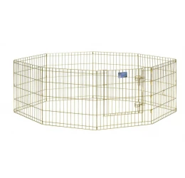Συρμάτινο Πάρκο Εκπαίδευσης Σκύλου Midwest  8 Πάνελς Των 61cm X 61cm Χρυσό Συρμάτινο Πάρκο Εκπαίδευσης Σκύλου Midwest  8 Πάνελς Των 61cm X 61cm Χρυσό