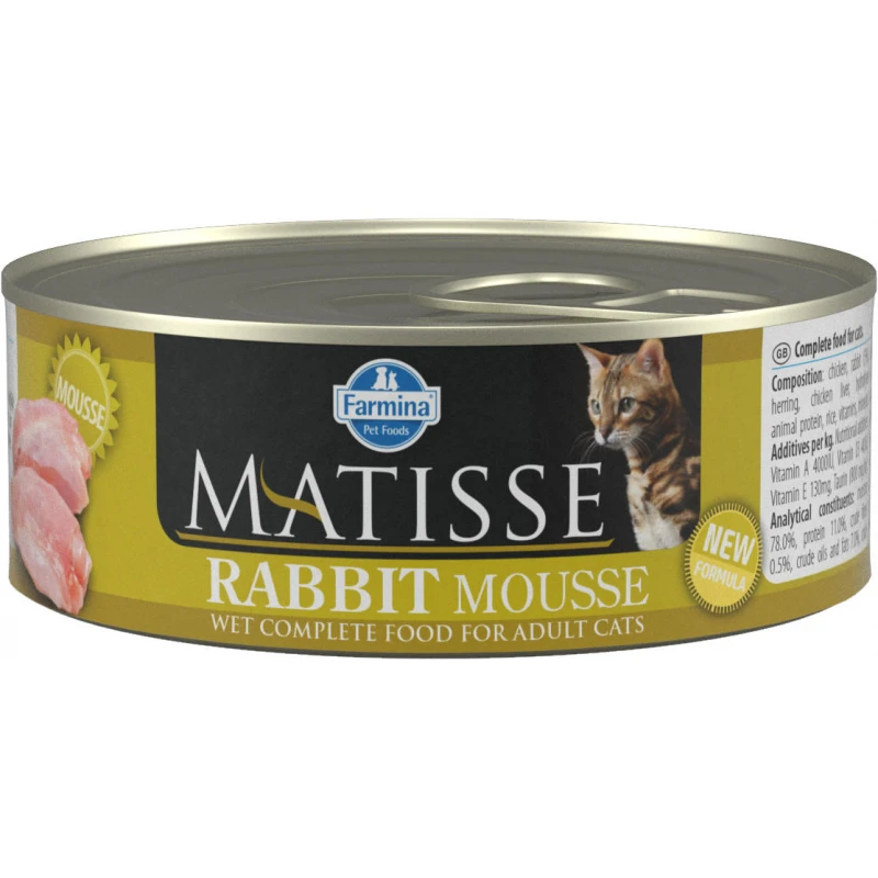 Matisse wet food Rabit 85gr ΥΓΡΗ ΤΡΟΦΗ -  ΚΟΝΣΕΡΒΕΣ ΓΑΤΑΣ