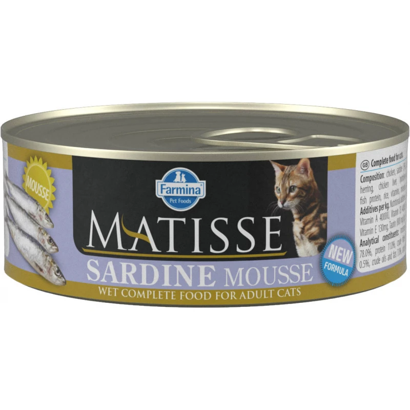 Matisse wet food Sardine 85gr ΥΓΡΗ ΤΡΟΦΗ -  ΚΟΝΣΕΡΒΕΣ ΓΑΤΑΣ