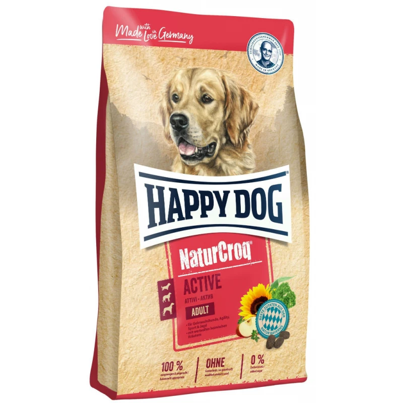 HAPPY DOG NATURCROQ ACTIVE 15Kg ΞΗΡΑ ΤΡΟΦΗ ΣΚΥΛΟΥ