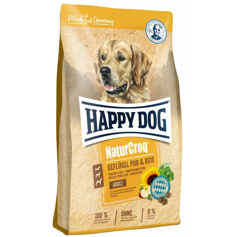 HAPPY DOG NATURCROQ ADULT CHICKEN 11Kg  ΣΚΥΛΟΙ