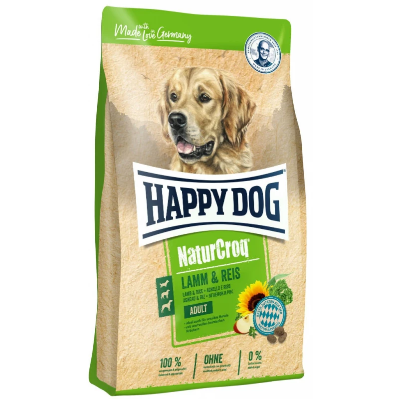 HAPPY DOG NATURCROQ LAMB & RICE 15Kg ΞΗΡΑ ΤΡΟΦΗ ΣΚΥΛΟΥ