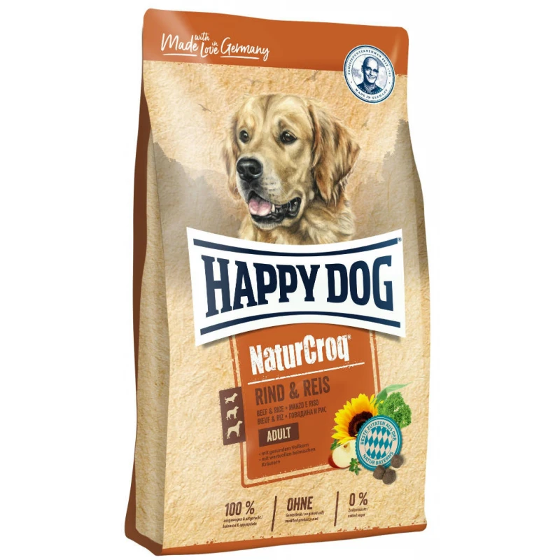 HAPPY DOG NATURCROQ ORIGINAL ΒΟΔΙΝΟ 15Kg ΞΗΡΑ ΤΡΟΦΗ ΣΚΥΛΟΥ