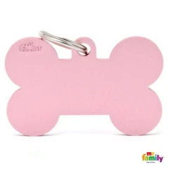 Ταυτότητα Σκύλου My Family Basic Pink Bone Tag Xlarge 4,8x3,15cm Ταυτότητα Σκύλου My Family Basic Pink Bone Tag Xlarge 4,8x3,15cm