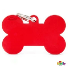 Ταυτότητα Σκύλου My Family Basic Red Bone Tag Xlarge 4,8x3,15cm Ταυτότητα Σκύλου My Family Basic Red Bone Tag Xlarge 4,8x3,15cm