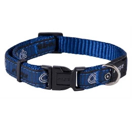 Περιλαίμιο Σκύλου Rogz Fancy Navy Paw Small 1,1cm (πάχος) x 20-31cm (μήκος) Περιλαίμιο Σκύλου Rogz Fancy Navy Paw Small 1,1cm (πάχος) x 20-31cm (μήκος)