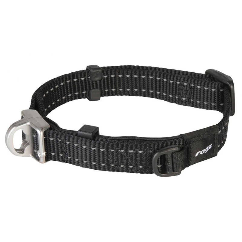 Περιλαίμιο Σκύλου Rogz Utility Safety Black XLarge 2,5cm (πάχος) x 42-66cm (μήκος) ΣΚΥΛΟΙ