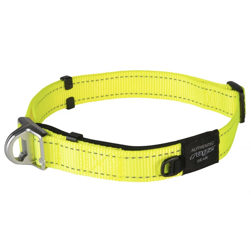 Περιλαίμιο Σκύλου Rogz Utility Safety Yellow Large 2cm (πάχος) x 33-48cm (μήκος) ΣΚΥΛΟΙ