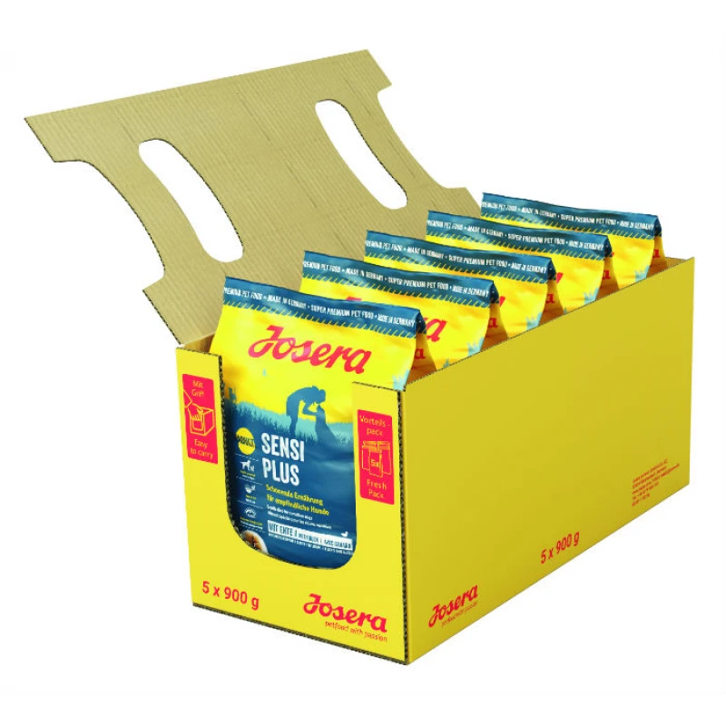 JOSERA SENSI PLUS (5x900gr)  4,5 kg  με κρέας πάπιας ΞΗΡΑ ΤΡΟΦΗ ΣΚΥΛΟΥ