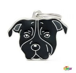 Ταυτότητα Σκύλου My Family Black Amstaff Ταυτότητα Σκύλου My Family Black Amstaff