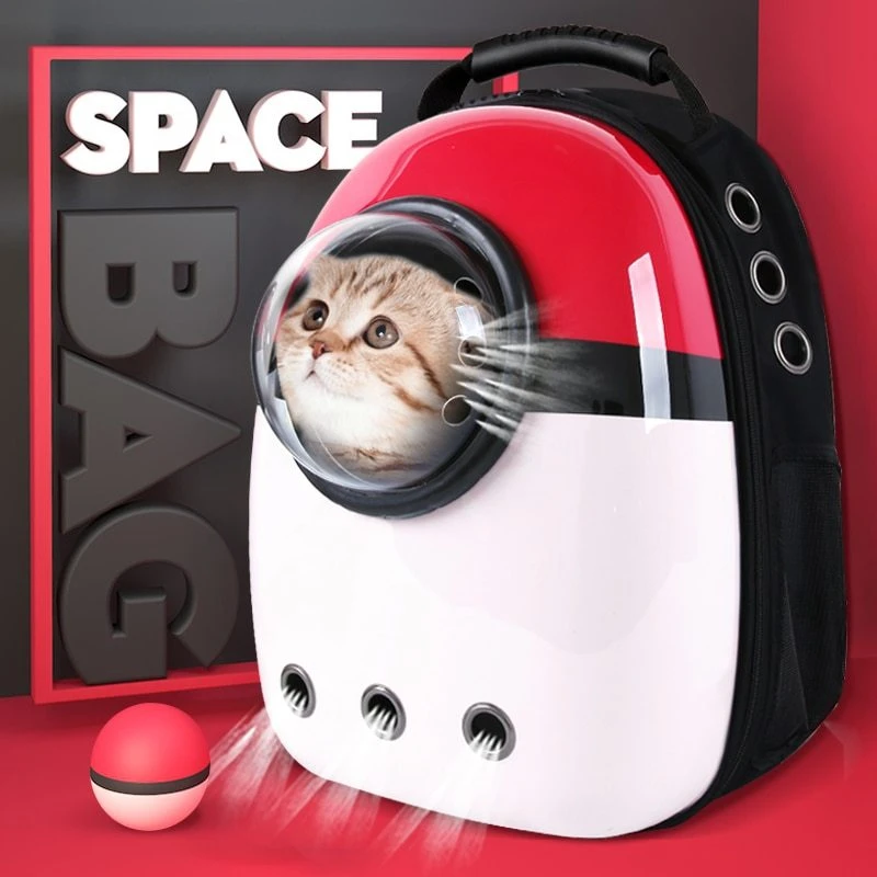 ΤΣΑΝΤΑ ΜΕΤΑΦΟΡΑΣ DENIK PETS BUBBLE BACKPACK FULL RED 33x25x43cm ΤΣΑΝΤΕΣ ΜΕΤΑΦΟΡΑΣ ΓΑΤΑΣ