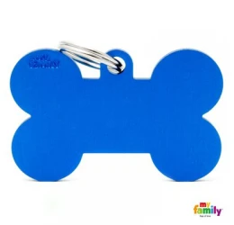 Ταυτότητα Σκύλου My Family Basic Blue Bone Tag Xlarge 4,8x3,15cm Ταυτότητα Σκύλου My Family Basic Blue Bone Tag Xlarge 4,8x3,15cm