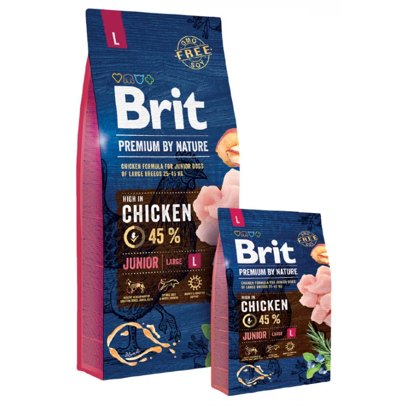 Brit Premium Junior Large Breed 15kg ΞΗΡΑ ΤΡΟΦΗ ΣΚΥΛΟΥ