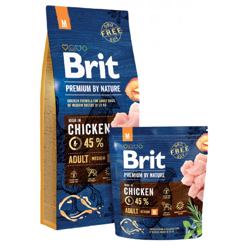 Brit Premium Adult Medium Breed 3kg ΞΗΡΑ ΤΡΟΦΗ ΣΚΥΛΟΥ