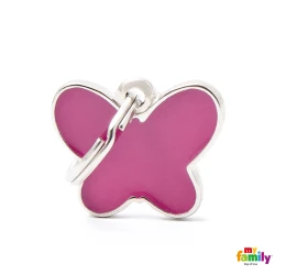 Ταυτότητα Σκύλου My Family Charms Pink Butterfly Ταυτότητα Σκύλου My Family Charms Pink Butterfly