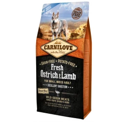 Carnilove Adult Small Fresh Ostrich and Lamb 6kg Carnilove Adult Small Fresh Ostrich and Lamb 6kg