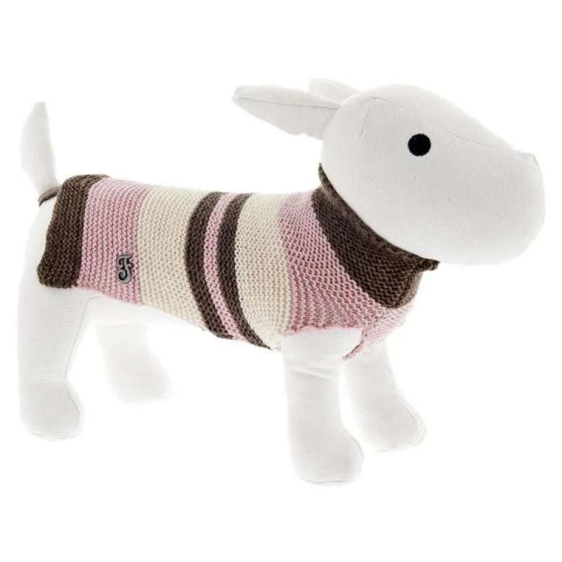 Ρουχαλάκι Σκύλου Ferribiella Tricot Sweater 30cm Pink  ΡΟΥΧΑ - ΒΡΑΚΑΚΙΑ ΣΚΥΛΟΥ
