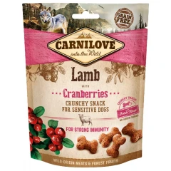 Λιχουδιές Carnilove Snack Fresh & Crunchy Lamb with Cranberries 200gr