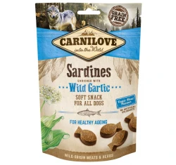 Λιχουδιές Carnilove Snack Fresh & Soft Sardines and Garlic  200gr Λιχουδιές Carnilove Snack Fresh & Soft Sardines and Garlic  200gr