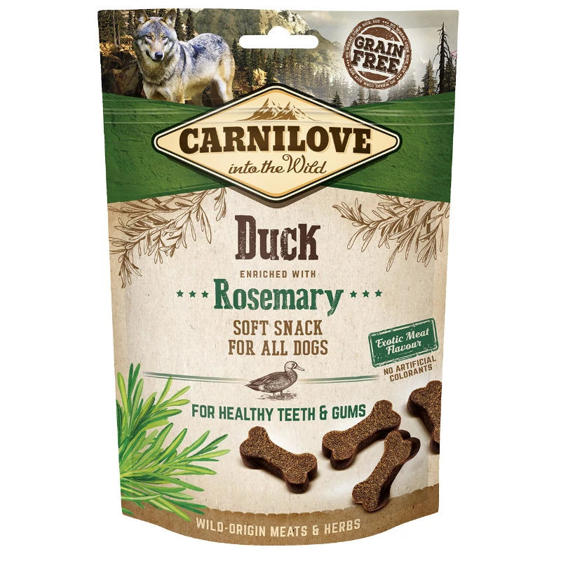 Λιχουδιές Carnilove Snack Soft Duck And Rosemary 200gr ΛΙΧΟΥΔΙΕΣ & ΚΟΚΑΛΑ