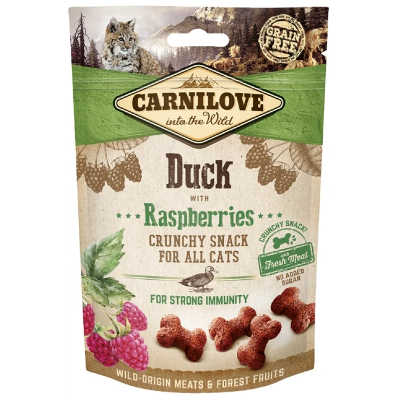 Carnilove Cat Snack Fresh & Crunch Duck 50gr ΛΙΧΟΥΔΙΕΣ ΓΑΤΑΣ