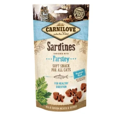 Carnilove Cat Snack Fresh & Soft Sardine and Parsley 50gr Carnilove Cat Snack Fresh & Soft Sardine and Parsley 50gr