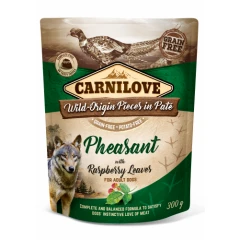 Carnilove Pouch Pheasant with Raspberry Leaves 300gr Carnilove Pouch Pheasant with Raspberry Leaves 300gr