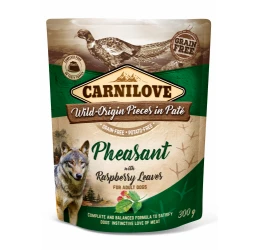 Carnilove Pouch Pheasant with Raspberry Leaves 300gr Carnilove Pouch Pheasant with Raspberry Leaves 300gr
