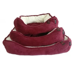 Κρεβατάκι Σκύλου και Γάτας Pet Interest Darby Burgundy Large  71x58x23cm