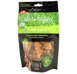 Λιχουδιές Pet Interest Tailswingers Pineapple bites with Chicken 100gr