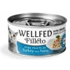 Wellfed Cat Filleto Pure Turkey and Tuna 70gr (12τμχ) ΥΓΡΗ ΤΡΟΦΗ -  ΚΟΝΣΕΡΒΕΣ ΓΑΤΑΣ