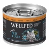Wellfed Adult Βοδινό, Πάπια και Ταυρίνη 200gr Γάτες Wellfed Adult Βοδινό, Πάπια και Ταυρίνη 200gr Γάτες