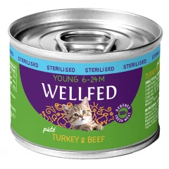 Wellfed Young Sterilized Turkey and Beef 200gr Wellfed Young Sterilized Turkey and Beef 200gr